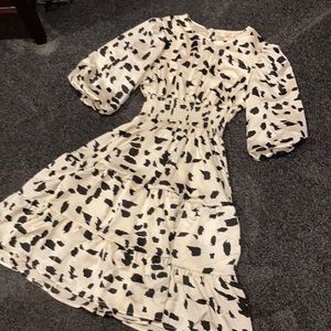 Dot midi dress size M